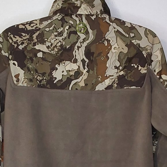 'MEG.OUTDOORS' HUNTGEAR 'VEIL FLAGSHIP BOONE' CAMOUFLAGE FULL~FLEECE JACKET - Picture 6 of 16